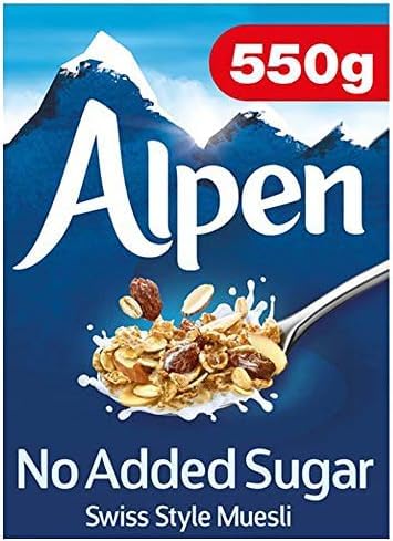 Alpen No Added Sugar Swiss Style Muesli, 550g