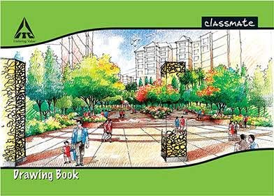 Classmate GSM Classmate A4 Drawing Book, 50 pages, 230GM