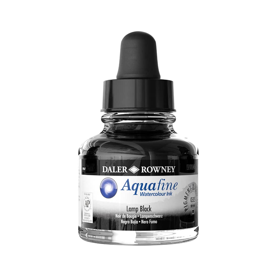Daler-Rowney Aquafine Watercolour Ink Glass Bottle