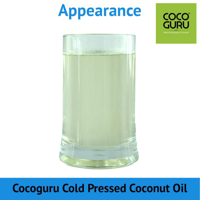 Cocoguru Cold Pressed Coconut Oil - Pouch 1 Litre
