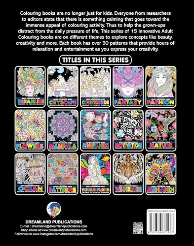 Cityscape- Colouring Book for Adults (Adult Coloring Activity Book)