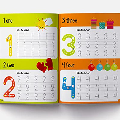 All in one Learn to write Capital letters Small letters Numbers 1 100 Hindi Varnmala