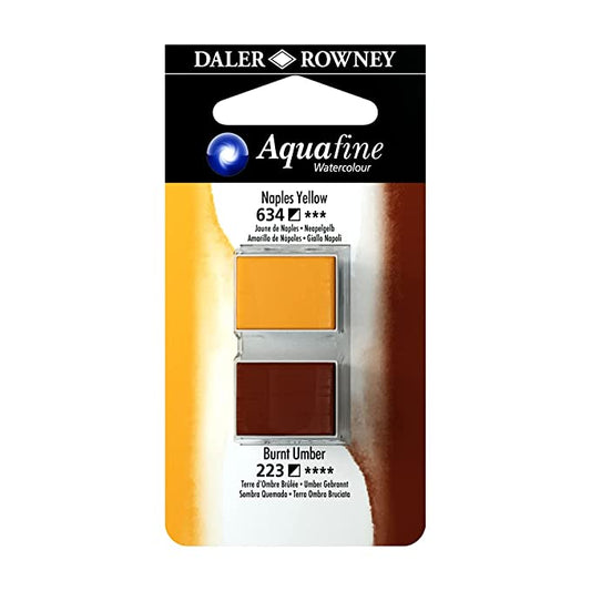 Daler-Rowney Aquafine Watercolour Blister Pack