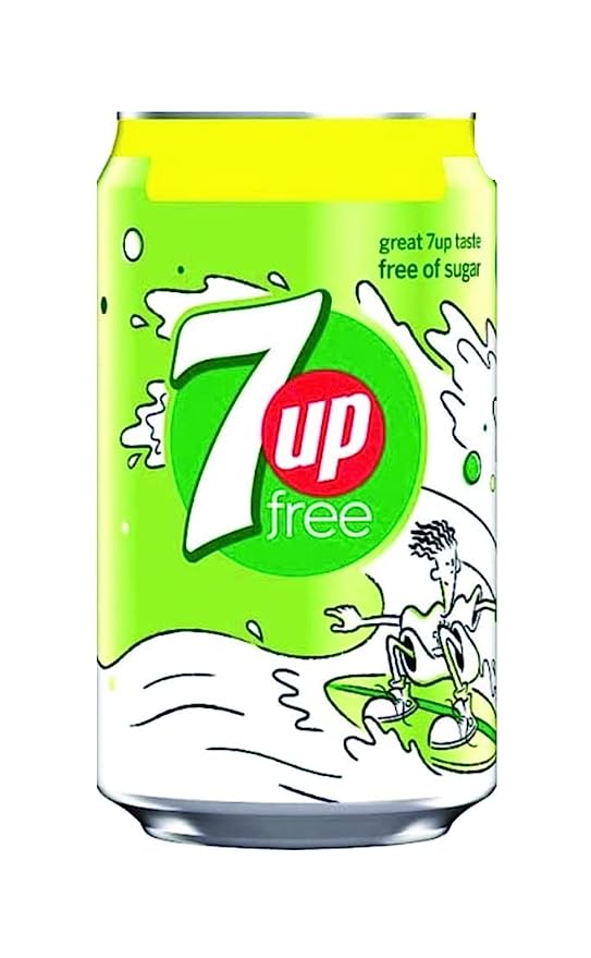 7 Up Sugar Free Lemon Drink 330 ml X 4