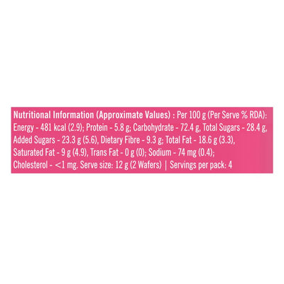 Tata Soulfull Ragi Bites Strawberry Wafers, No Maida, Strawberry Flavor, Wholesome Snack for Kids & Adults, 50g