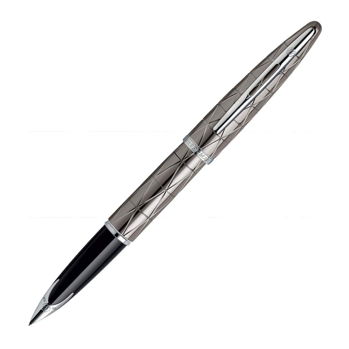 Waterman Carene Essential Silver Trim Fountain Pen, Medium Nib