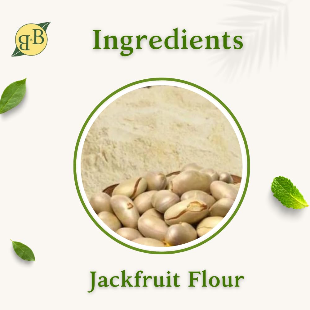 B&B Organics Jackfruit Flour (500g)/ Certified Organic/Gluten Free Flour/Additives Free