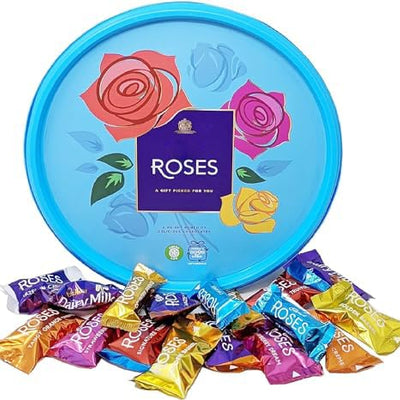 Cadbury Roses Chocolates Tin, 600 Gm (Imported)