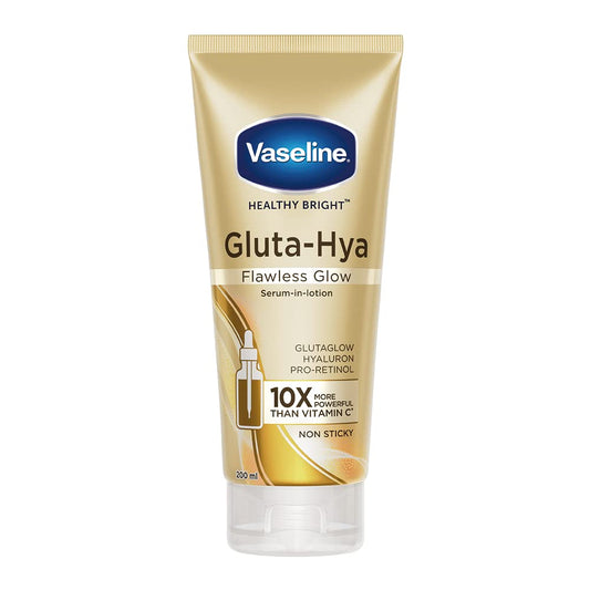 4x Vaseline Gluta-Hya Flawless Glow, 200ml - Pack of 4