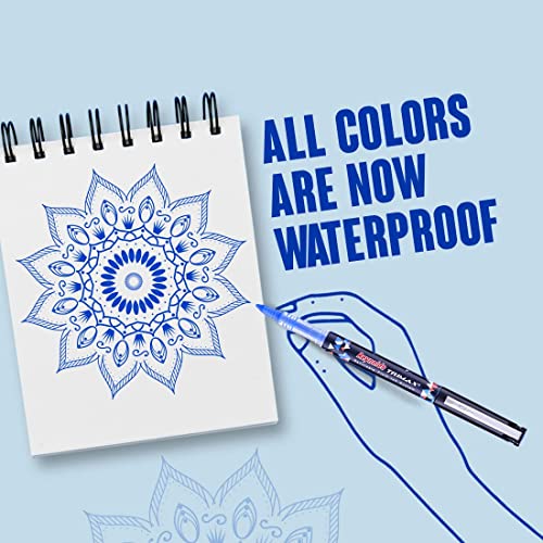 Reynolds Trimax 0.5mm Gel Pen -  Blue Ink, Pack of 5