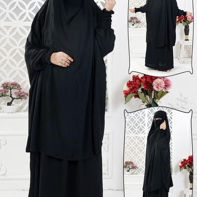 Aaraish Full Length Abaya/Burqa/Kaftan for Girls and Women | Black | Cey Fabric | Premium Imported Quality | Soft and Comfortable