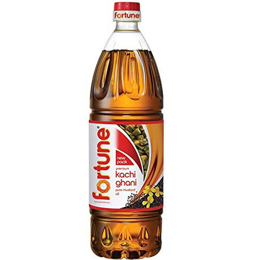 Fortune Premium Kachi Ghani Pure Mustard Oil, 500 ml