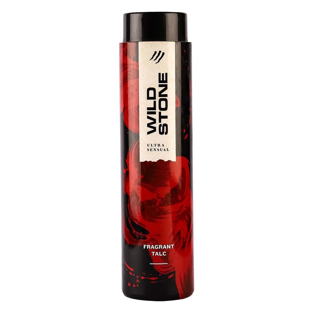 3x Wild Stone Ultra Sensual Talcum Powder for Men, 300 g each - Pack of 3