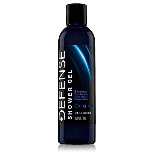 Defense Soap Antifungal Body Wash Shower Gel 236ML 100% Natural Antibacterial Tea Tree Oil And Eucalyptus Oil Helps Wash Away Ringworm, Jock Itch, Psoriasis, Yeast, And Athletes Foot