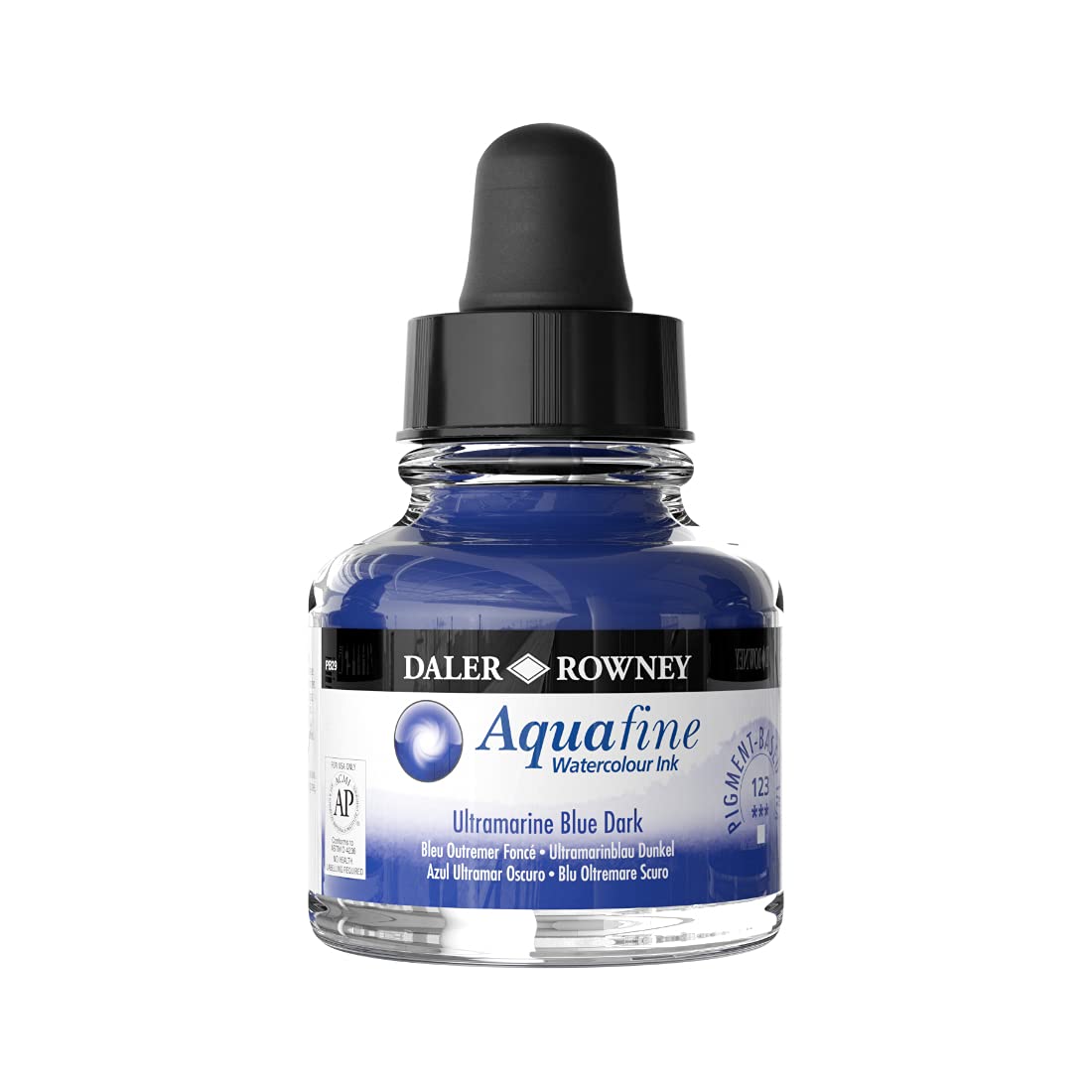 Daler-Rowney Aquafine Watercolour Ink Glass Bottle