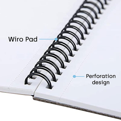 PaperPep Artists' Watercolour Wiro Pads 300GSM Cold Pressed A4 16 Sheets