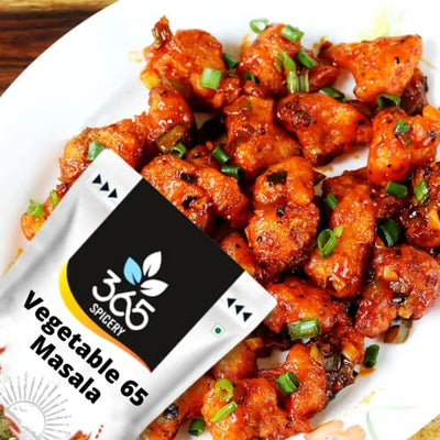 365 SPICERY Vegetable 65 Masala - Authentic Blend for Exquisite Flavors - 100% Pure, NO Preservatives, NO MSG - 500 gm