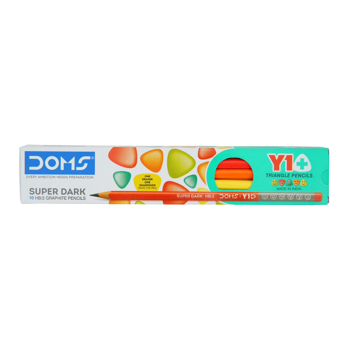 Doms Y-1 Pencils Triangular Shaped Pencil - Mulicolor