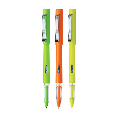 Flair Inky Series NEON Liquid Ink Fountain Pen - Blue Ink