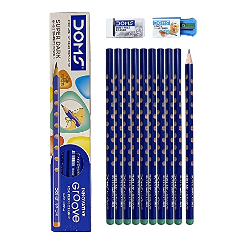 DOMS Stationery Smart Kit | Best for School, College & Office | 60 Assorted Items | Markers, Graphite Pencil, Ball Pens, Compass | DOMS Stationery | Stationery Items for School & Office