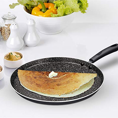 MILTON Pro Cook Granito Induction Omni Tawa, 32 cm, Black, Aluminium
