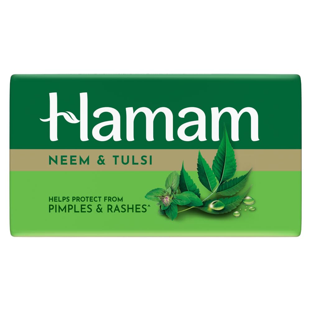 Hamam Pure Neem Oil Soap Bar, 100 g