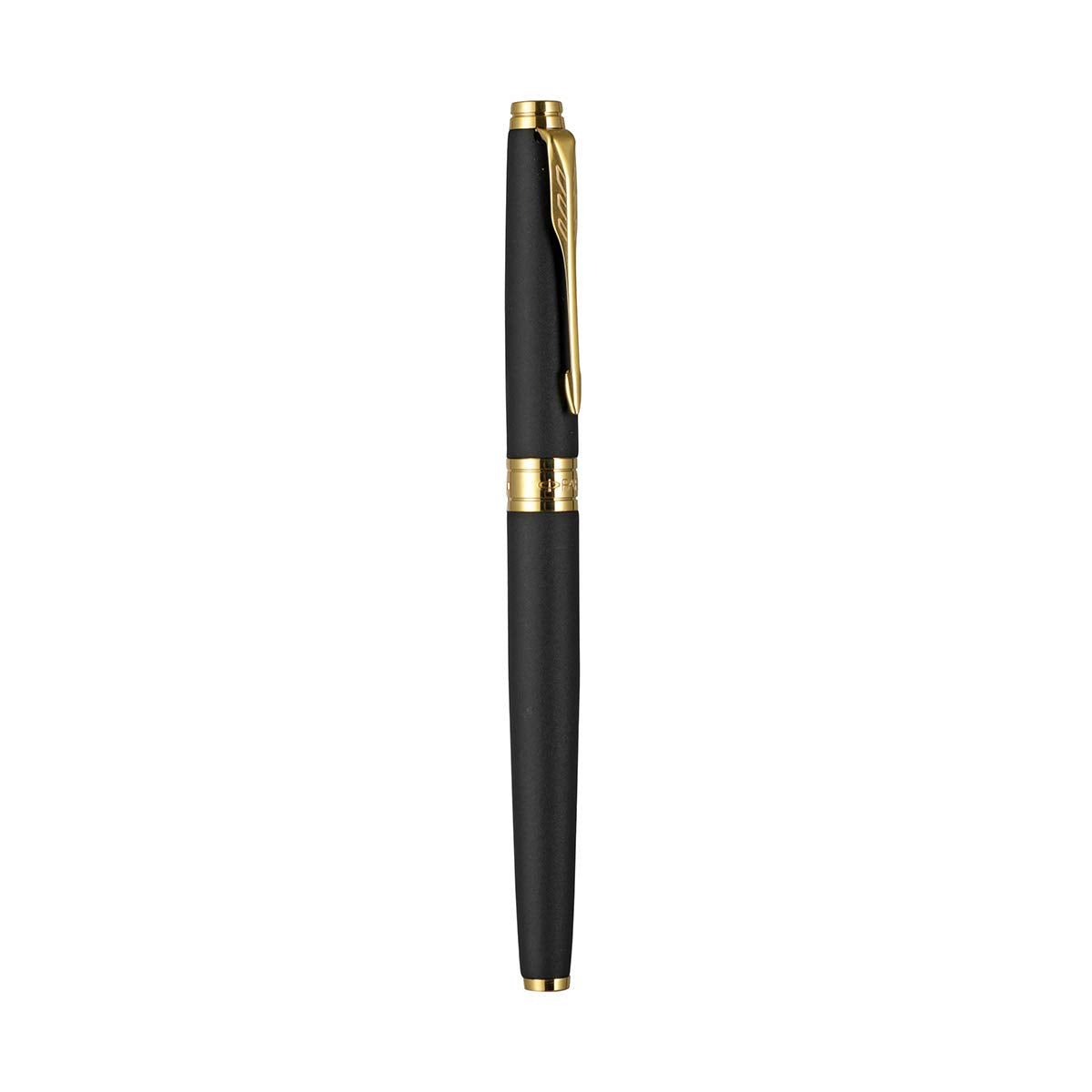 Parker Aster Matte Black Roller Ball Pen with Wallet ( Gold Trim)