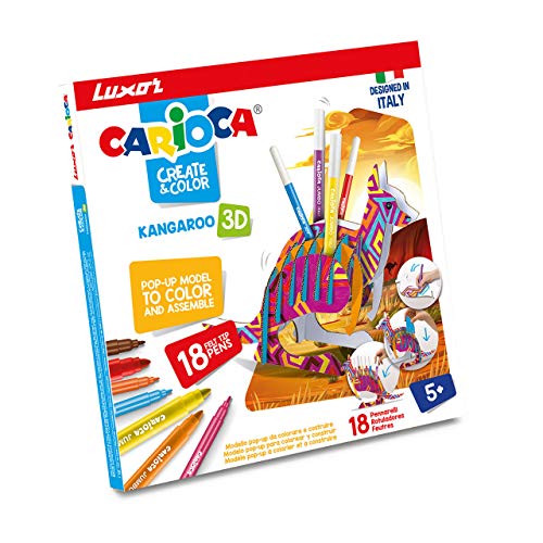 Carioca Kangaroo-3D Pop-Up With 18 Color