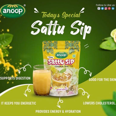 Anoop Sattu (Channa Sattu Sip) (500gms*4) Pack of 4 (2kg)