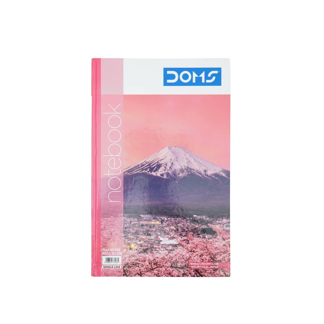 Doms Famous Mountains Series Hard Bound Notebook | Single Line, 160 Pages | 33 x 21 CM | Ideal for School, Home & Office | Pack Of 1 | Color & Design May Vary