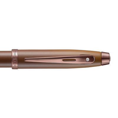 Sheaffer Gift 100 9374 Coffee Edition Matt Brown with Regal Brown PVD Trims Ballpoint Pen | Coffee Brown Ball Pen | Signature Ball pen