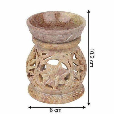 Handcrafted Soapstone Aroma Burner, Oil Diffuses