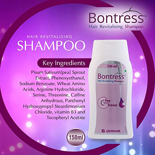 4x BONTRESS Hair Revitalising Shampoo, White, 150 ml each (Pack of 4)