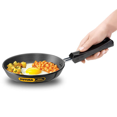 Hawkins Futura 18 cm Frying Pan, Hard Anodised Fry Pan, Small Frying Pan