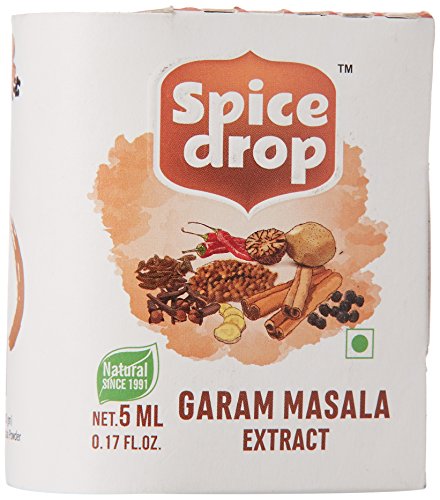 Spice Drop Garam Masala Extract | Indian Spice Blend For Cooking, Seasoning | Curry, Gravy, Biryani, Dal | Authentic Flavor, Ad Rich Aroma | No Added Color | Vegan Gluten-Free | 5 ML (180 Drops)