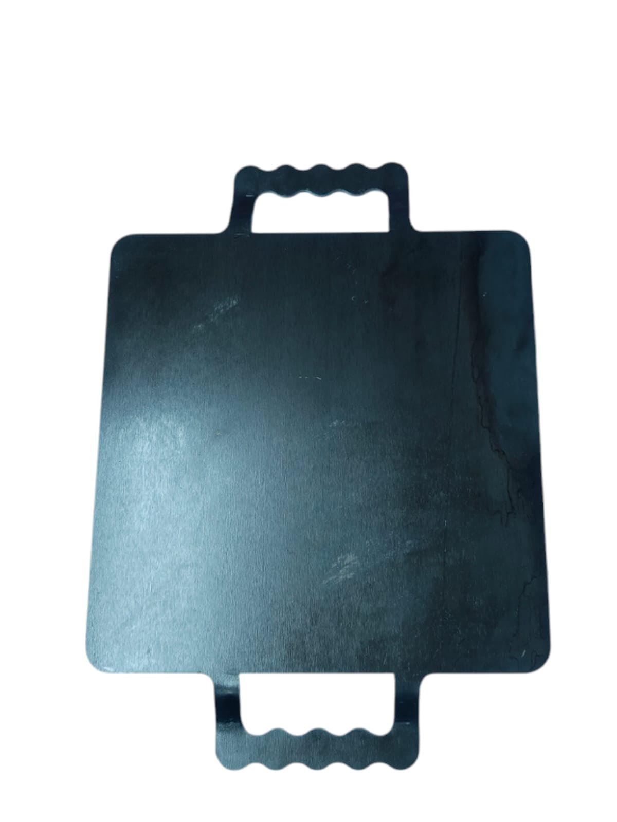 Cast Iron Dosa Tawa with Handles, 25.4 cm Square, Traditional Design