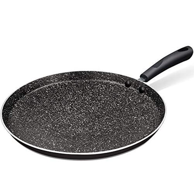 MILTON Pro Cook Granito Induction Omni Tawa, 32 cm, Black, Aluminium