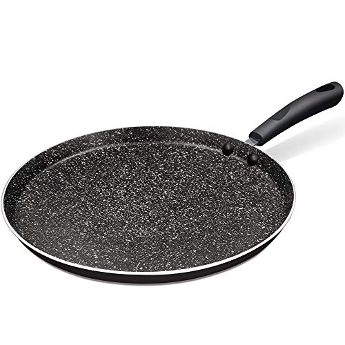MILTON Pro Cook Granito Induction Omni Tawa, 32 cm, Black, Aluminium