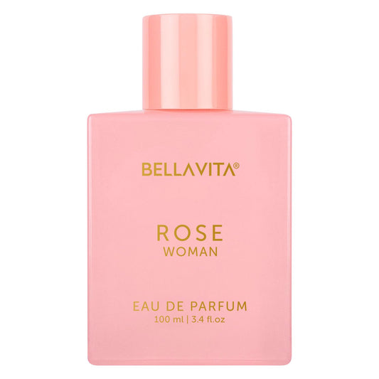 Bella Vita Luxury Rose Woman Eau De Parfum Perfume for Women with Black Currant, Vanilla, Jasmine|Floral & Sweet EDP Long Lasting Fragrance Scent 100 ML