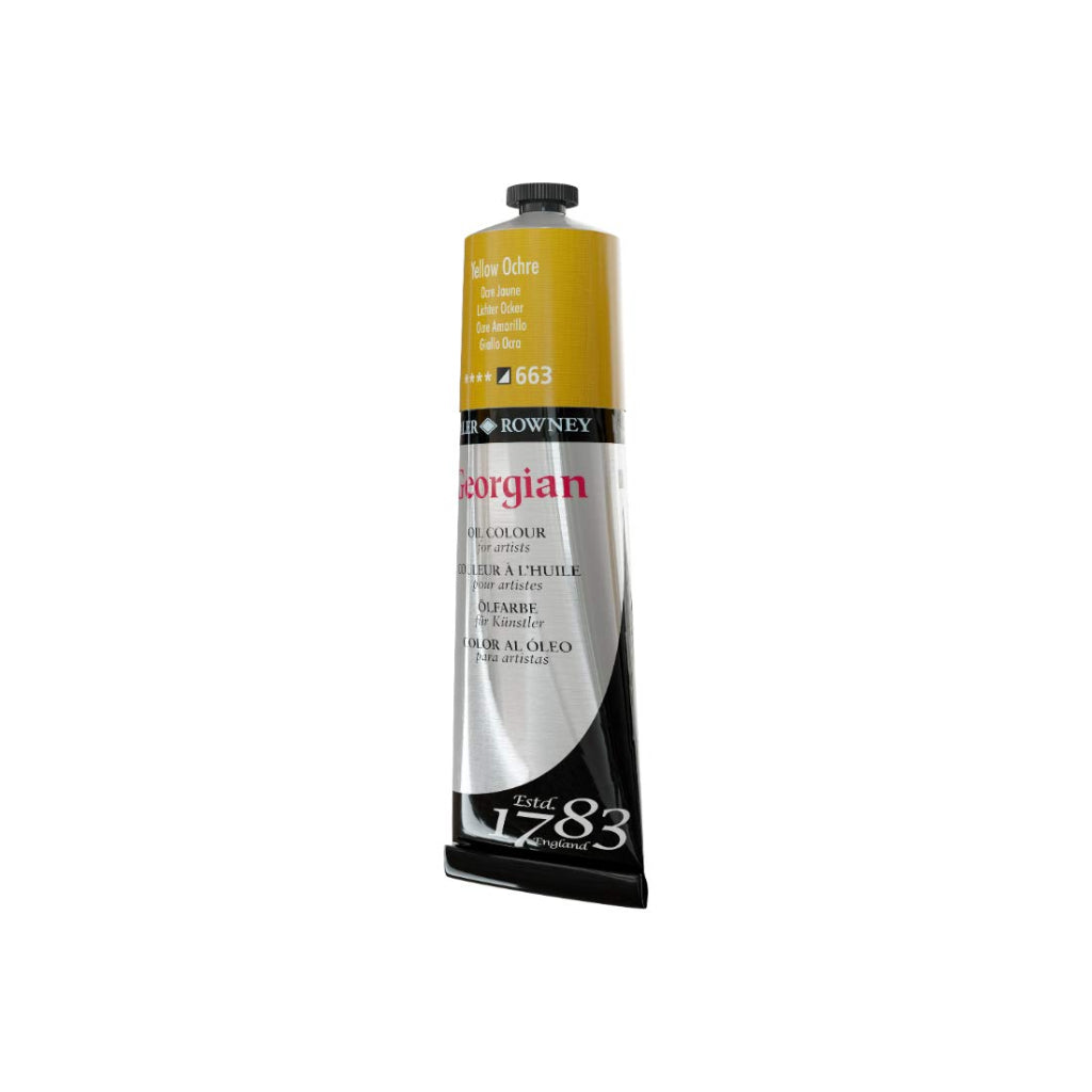 Daler-Rowney Georgian Oil Colour Metal Tube (225Ml- Yellow Ochre-663)