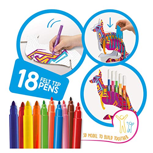 Carioca Kangaroo-3D Pop-Up With 18 Color