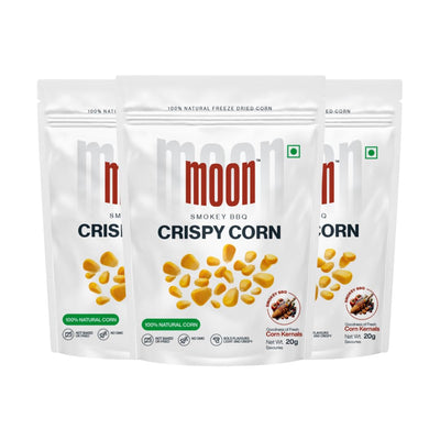 Moon Smokey BBQ Crispy Corn Pack of 03 60g (20g X 3)