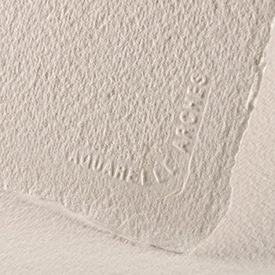 Arches Watercolour 640 GSM Rough Natural White 56 x 76 cm Paper Sheets, 5 Sheets