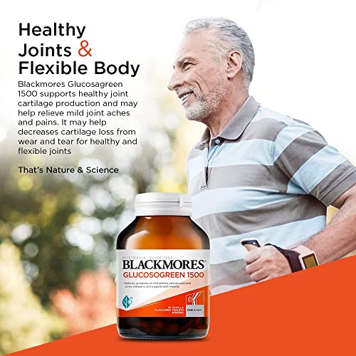 Blackmores Glucosogreen 1500 (1500mg) | 90 Vanilla Flavoured Tablets