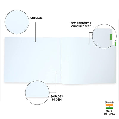 Doms Brown Drawing Book - Plain