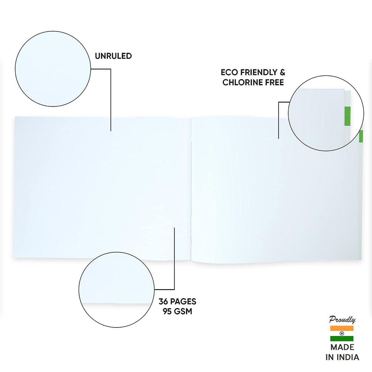 Doms Brown Drawing Book - Plain