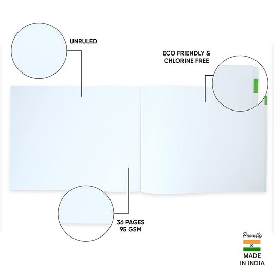 Doms Brown Drawing Book - Plain