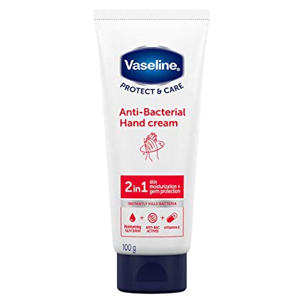 Vaseline Anti Bacterial Hand Cream, 100g