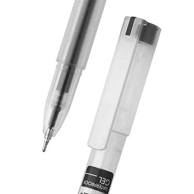 Flair Glass 0.6mm Gel Pen - Black Ink