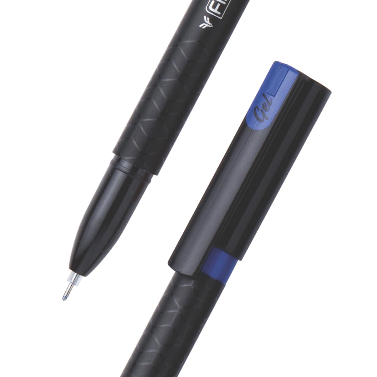Flair Carbonix 0.5 mm Gel Pen 10 Pcs - Blue Ink
